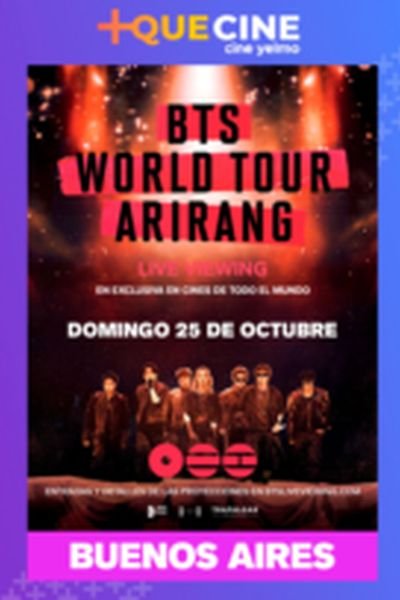 BTS World Tour 'Arirang' in Buenos Aires poster