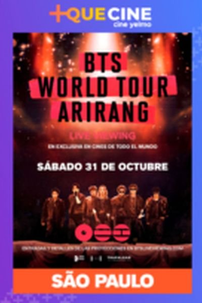 BTS World Tour 'Arirang' in Sao Paulo poster