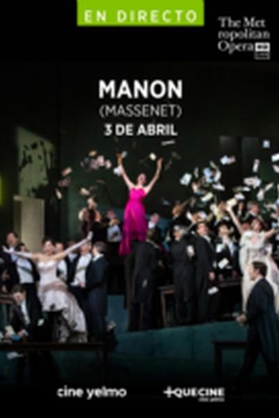 Manon Massenet Met Live 26 27 poster