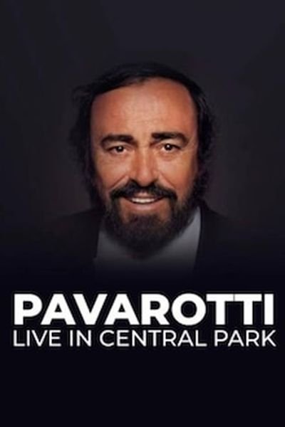 Pavarotti, live in Central Park poster