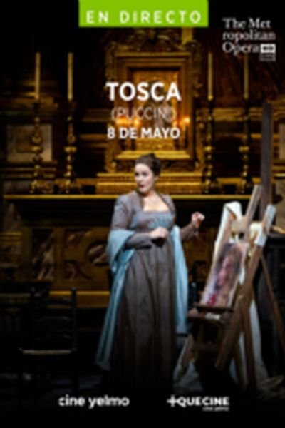 Tosca Puccini Reposicion Met 26 27 poster
